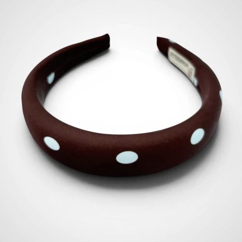 Opaska Gładka Polka Dots