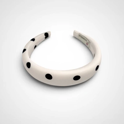 OPASKA GŁADKA M BLACK DOTS