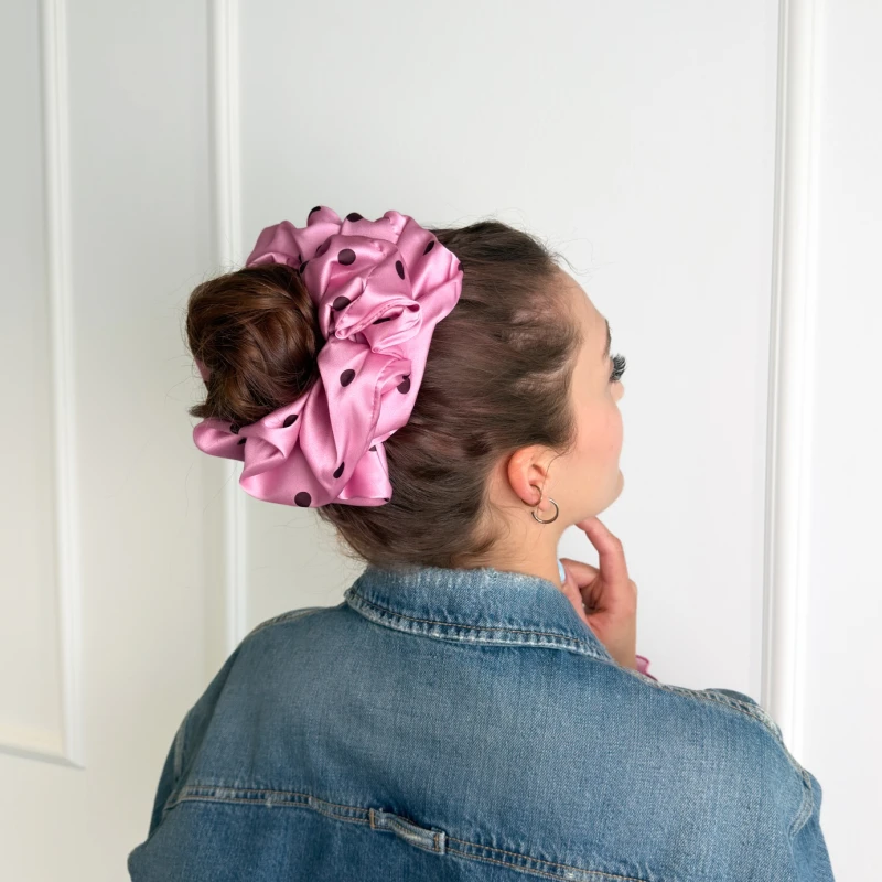 SCRUNCHIE GIGA CHERRY DOTS