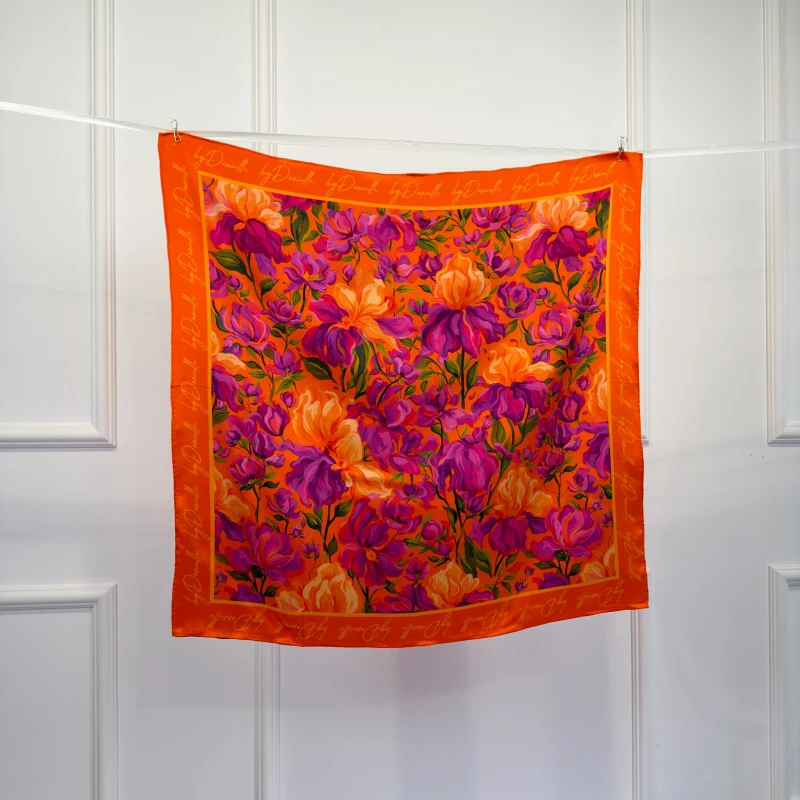 JEDWABNA CHUSTA MARIGOLD