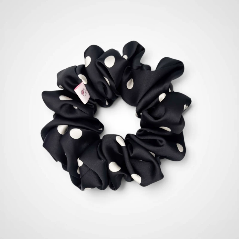 JEDWABNA SCRUNCHIE MAXI DOTTIE