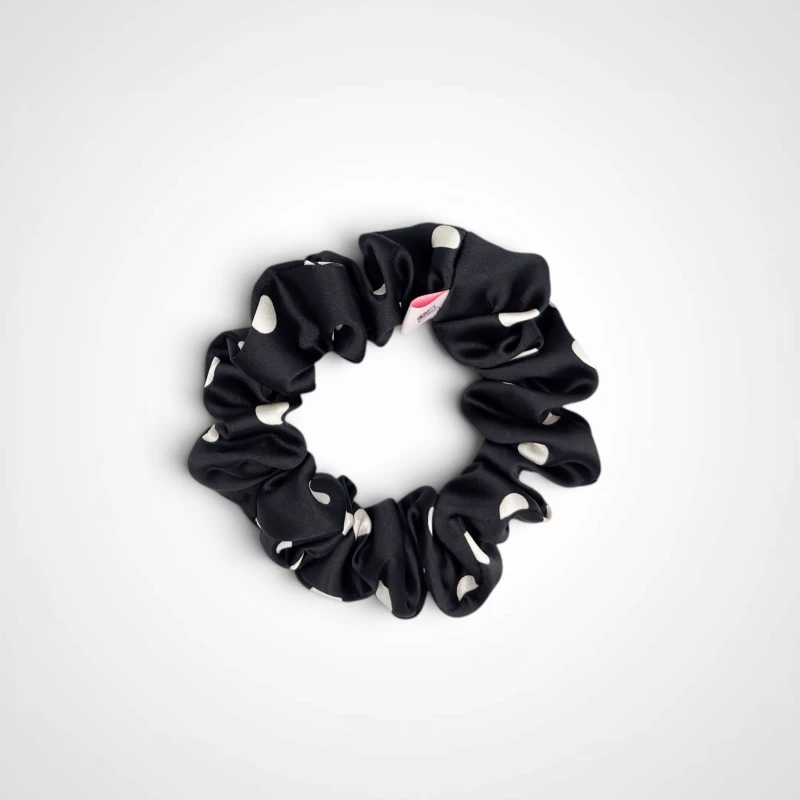 JEDWABNA SCRUNCHIE SAMLL DOTTIE