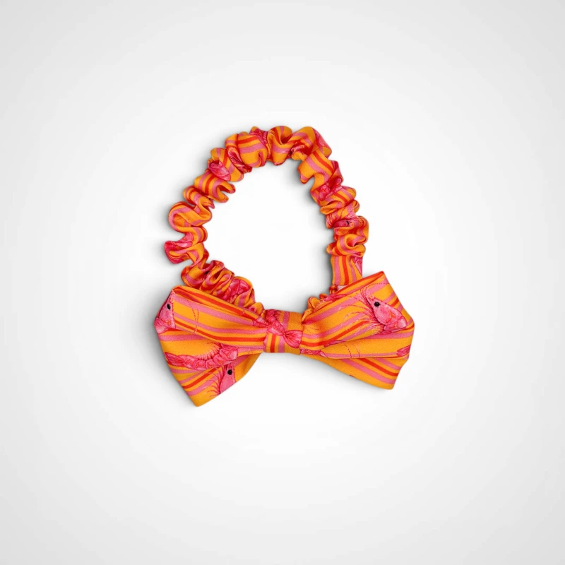 SCRUNCHIE Z KOKARDKĄ MINI SHRIMPS