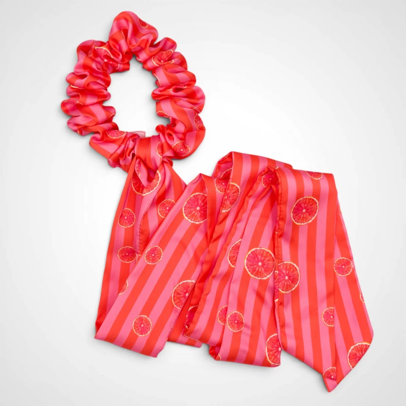 SCRUNCHIE PRZEWIĄZANA DŁUGĄ WSTĄŻKĄ SUN SPRITZ