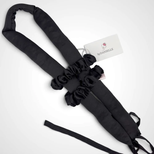 Seiden-Haarrolle Größe M Classic Black