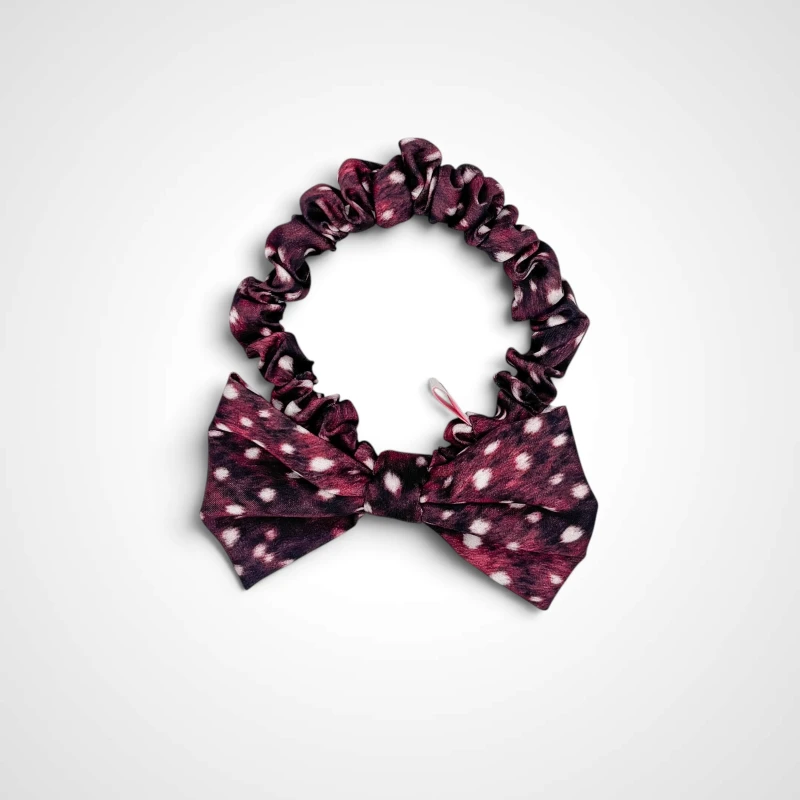 SCRUNCHIE Z KOKARDĄ MINI BAMBI