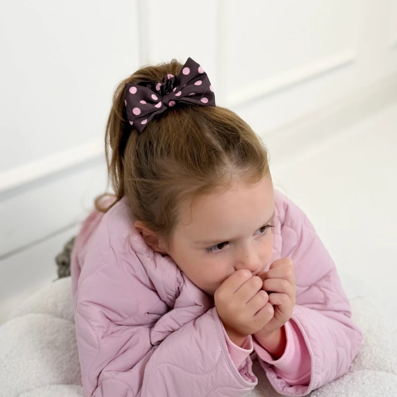 SCRUNCHIE Z KOKARDĄ MINI STELLA