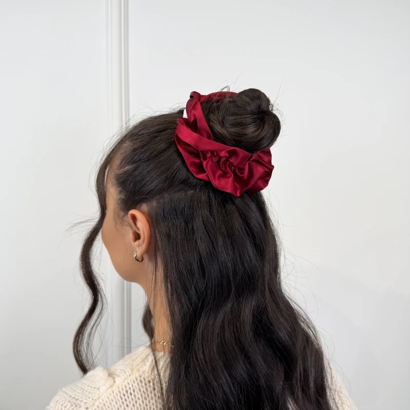 SCRUNCHIE FALBANKA XXL MAROON