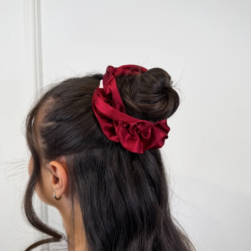 SCRUNCHIE FALBANKA XXL MAROON