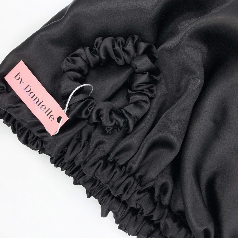 JEDWABNY CZEPEK + MINI JEDWABNA GUMKA GRATIS