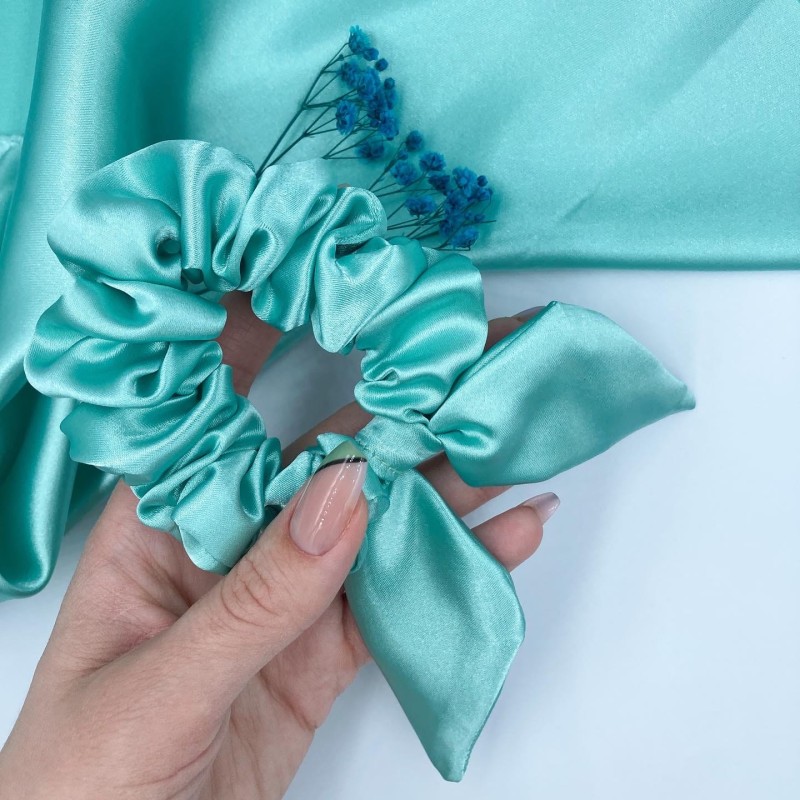 SCRUNCHIE MIT OHREN CELADON