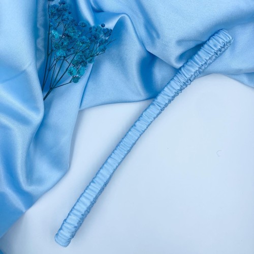 Seiden-Haarband Sky Blue 