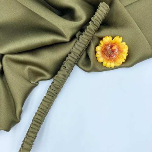 Jedwabna opaska do włosów Green Tea