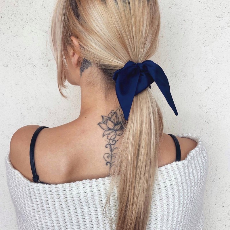 SCRUNCHIE MIT OHREN NAVY BLUE
