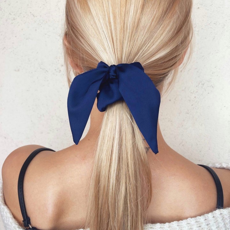 SCRUNCHIE MIT OHREN NAVY BLUE