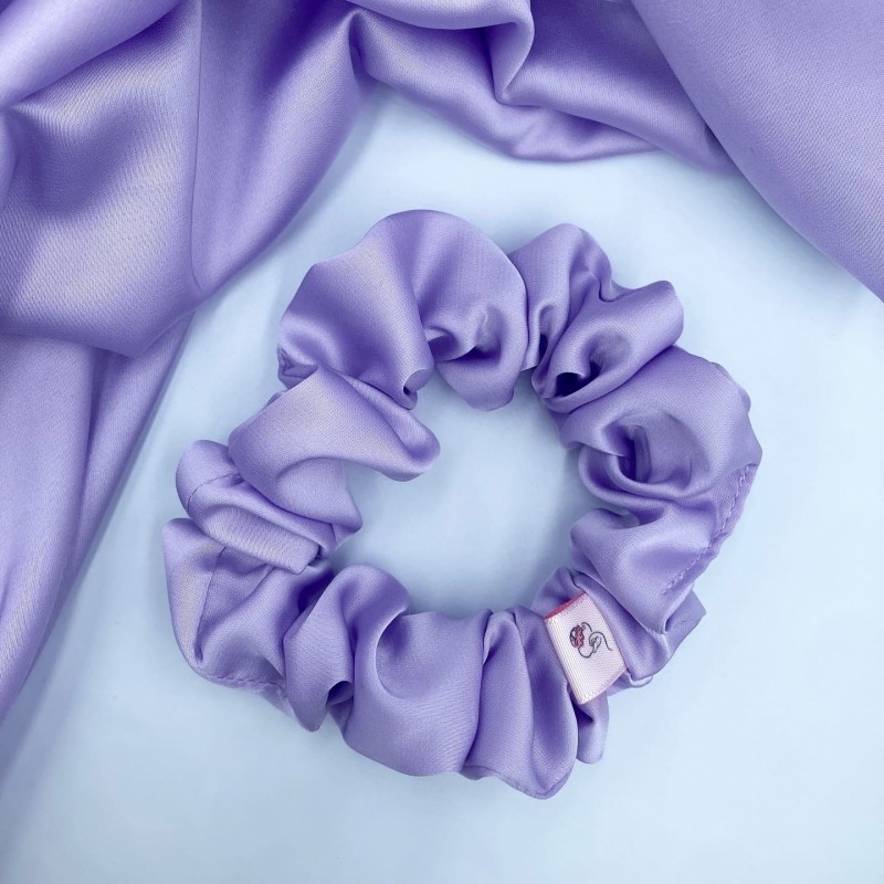 SET MIT VIER SCRUNCHIES LAVENDER