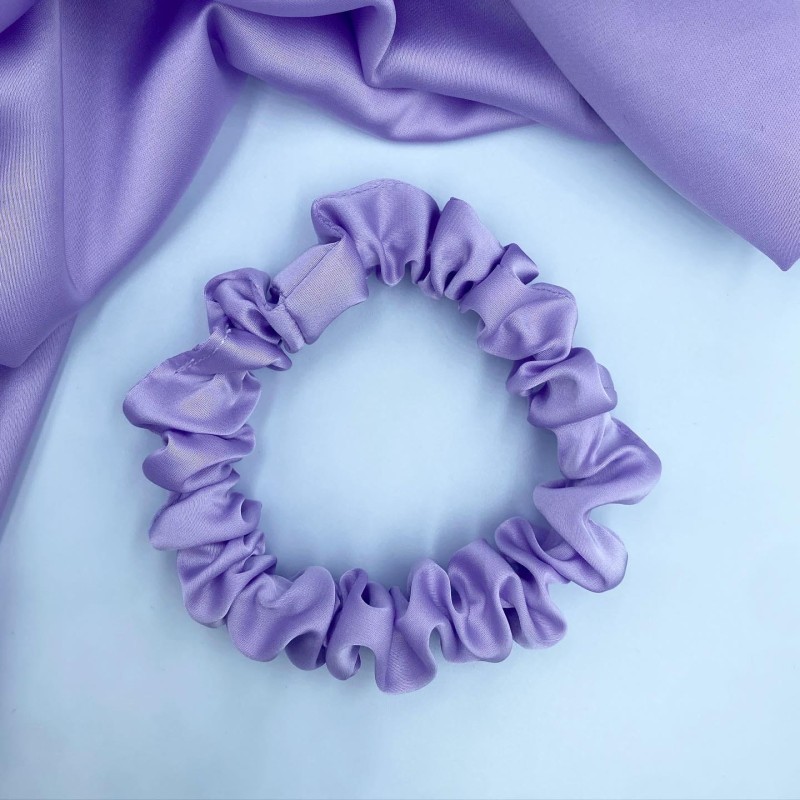 SET MIT VIER SCRUNCHIES LAVENDER