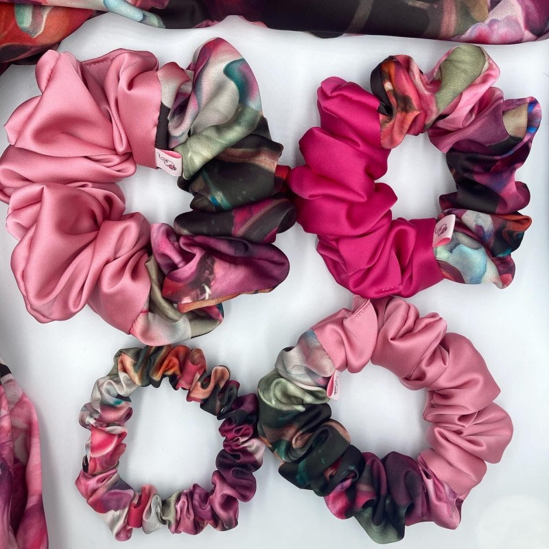 SCRUNCHIE MEDIUM ORCHIDEE