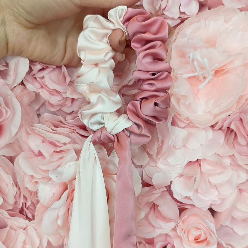 GUMMI MIT LANGEM BAND IN ROSA