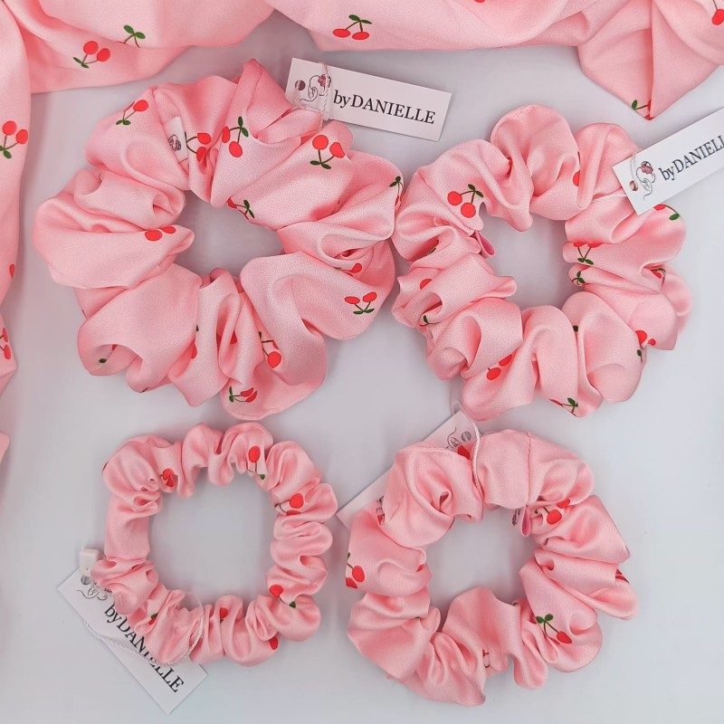 SCRUNCHIE MAXI PINK CHERRY