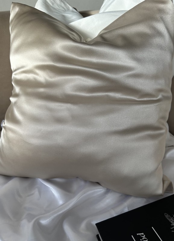 JEDWABNA POSZEWKA 40X40 + MINI SCRUNCHIE