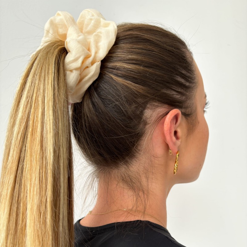 Leinen-Haargummi MAXI DOVE