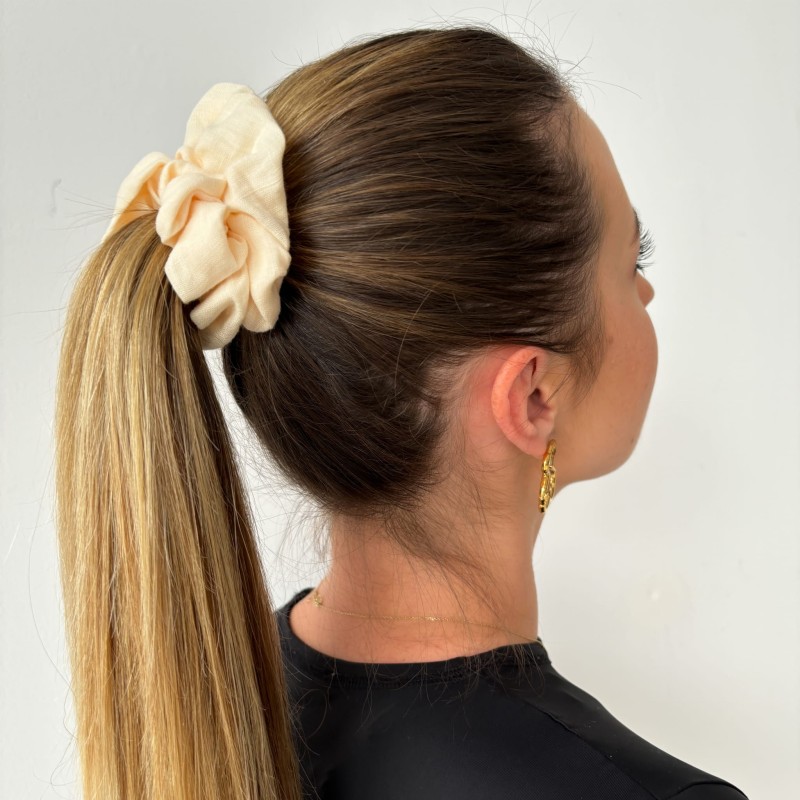 Leinen-Haargummi MEDIUM DOVE