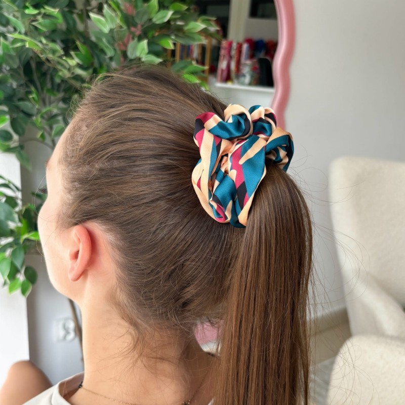 MEDIUM SCRUNCHIE AMBER