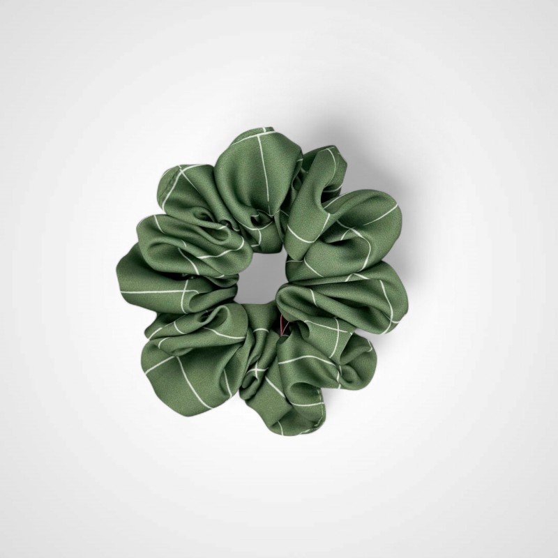 SET MIT VIER SCRUNCHIES GREEN HARMONY