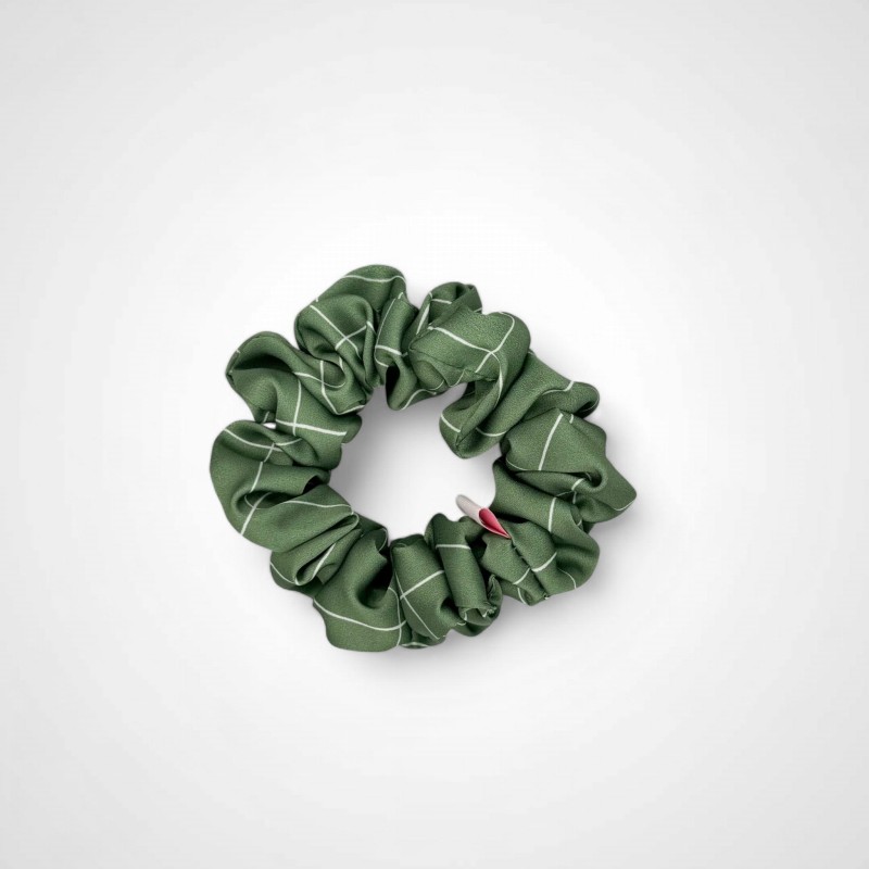 SET MIT VIER SCRUNCHIES GREEN HARMONY