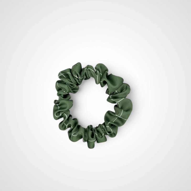 SET MIT VIER SCRUNCHIES GREEN HARMONY