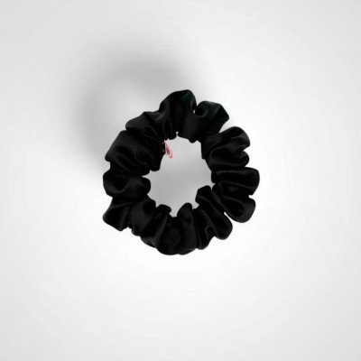SMALL SCRUNCHIE BLACK INK
