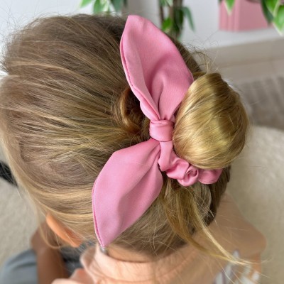 SCRUNCHIE Z USZKAMI FLAMINGO