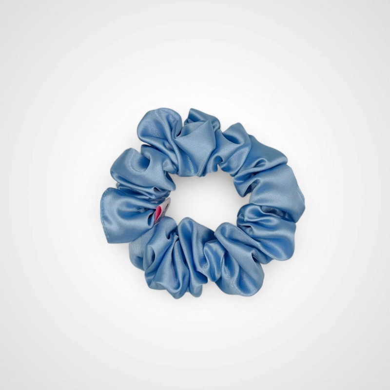 MEDIUM SCRUNCHIE BABY BLUE