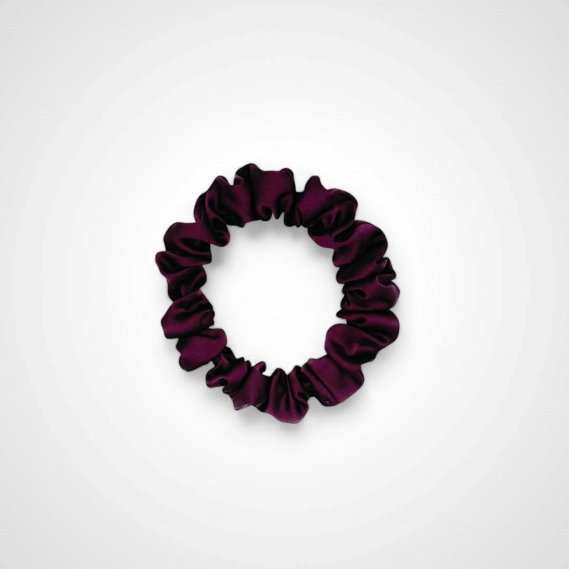 MINI SCRUNCHIE DARK PLUM