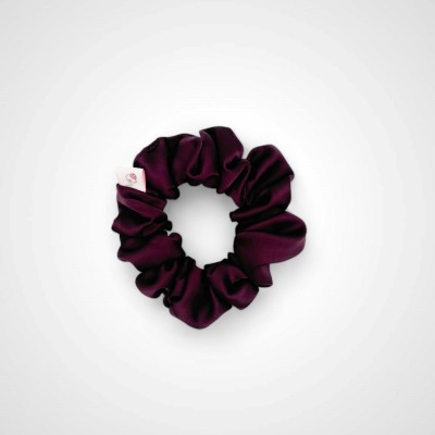 SMALL SCRUNCHIE DARK PLUM