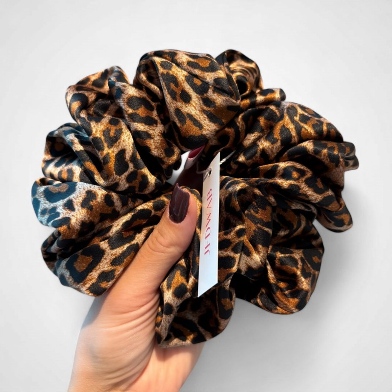 SILKEN SCRUNCHIE XXL LEOPARD