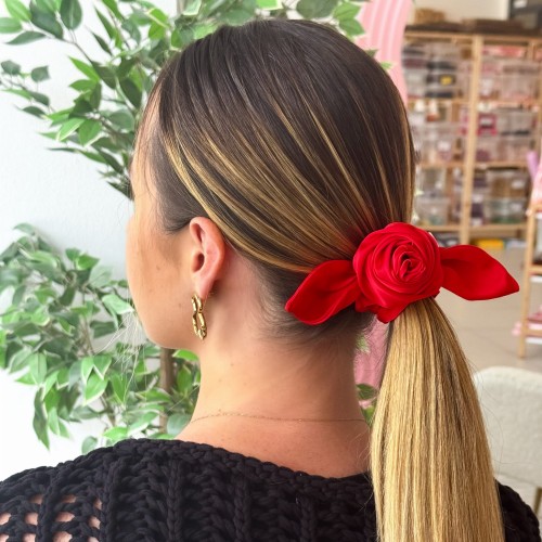 Gummiband Rose Red 
