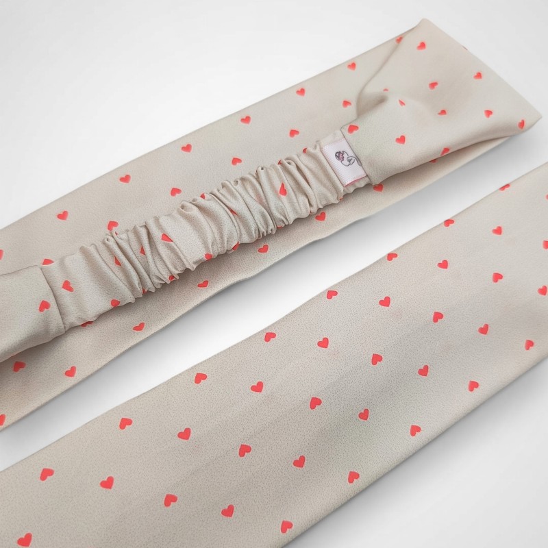 BREITES STIRNBAND RED HEART