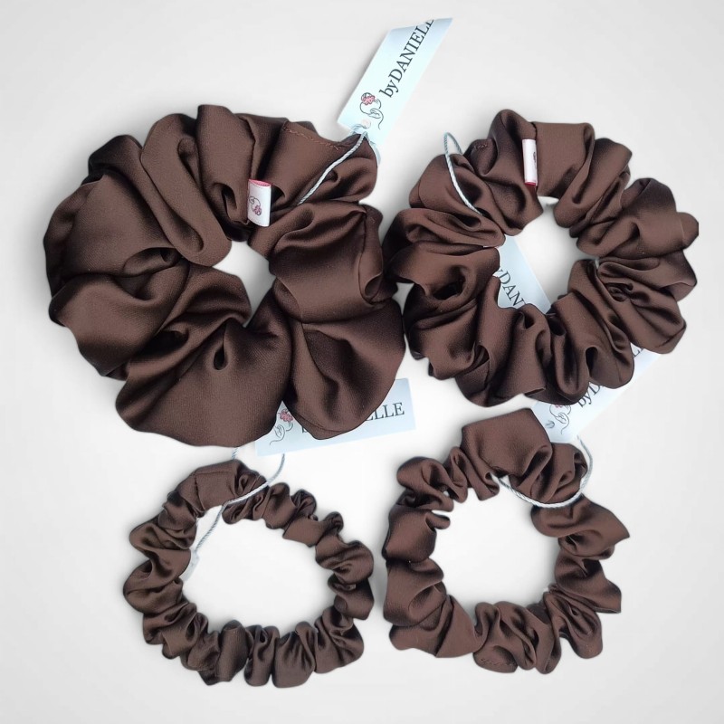 SCRUNCHIE SMALL DARK CHOCOLATE