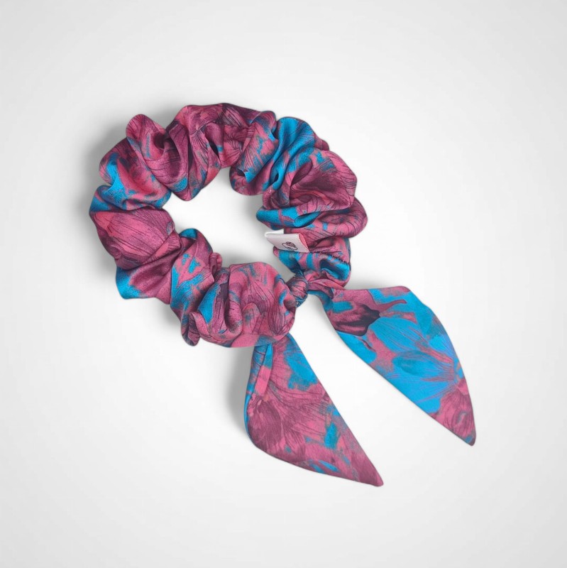 SCRUNCHIE Z USZKAMI ROSE PINK