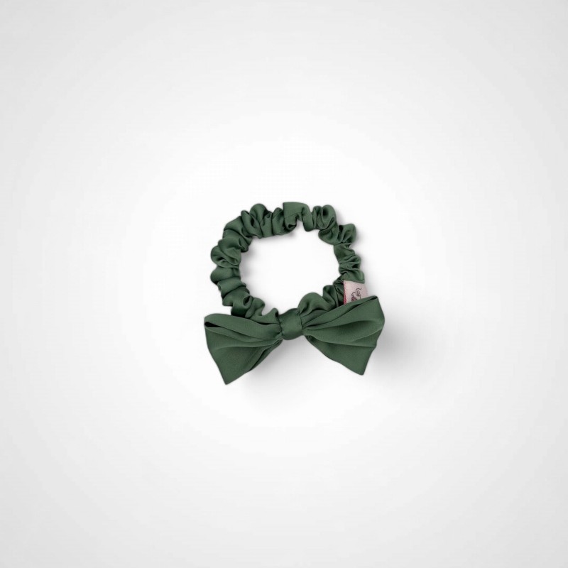 SCRUNCHIE Z KOKARDĄ MINI SZAŁWIA