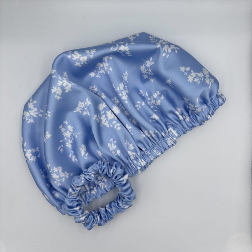 Satin-Haube + Gummiband Mini Jasmina
