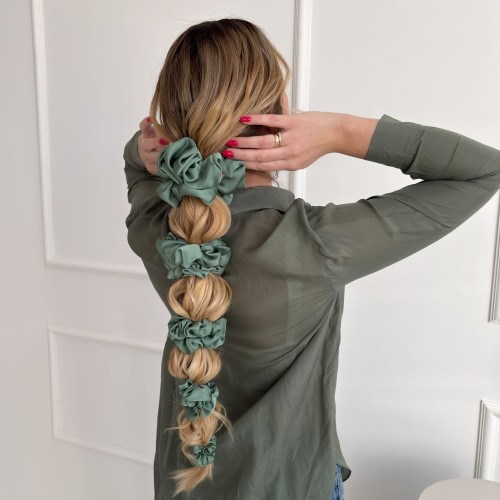 Set mit Gummibändern Salbei 