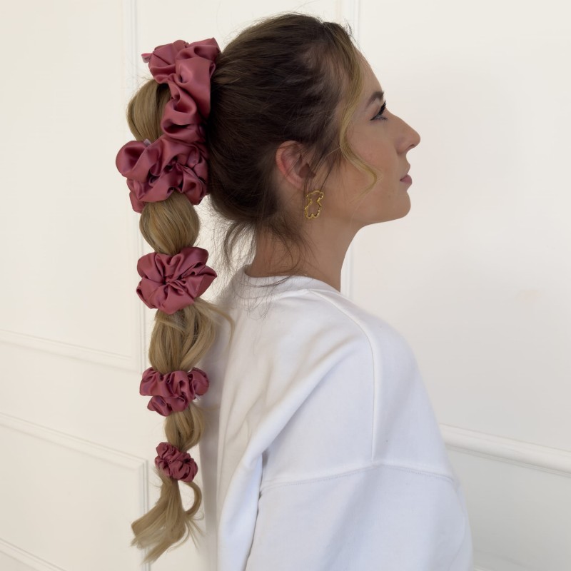 JEDWABNA MINI SCRUNCHIE BALLERINA