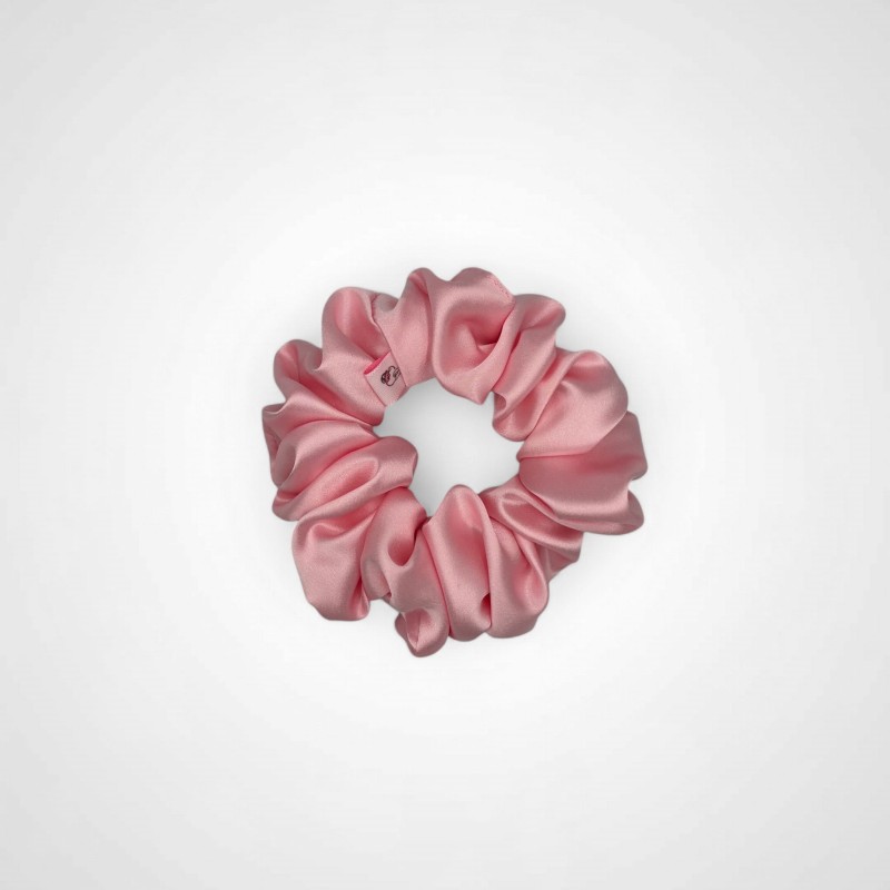 JEDWABNA SCRUNCHIE MEDIUM PEARL PINK