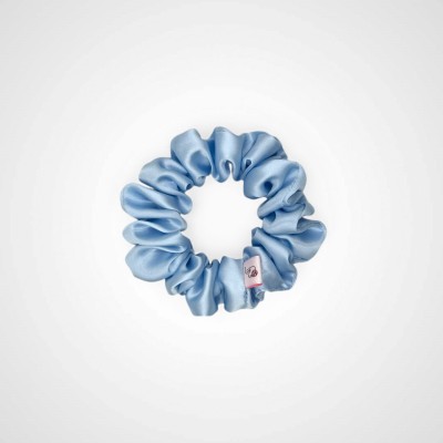 JEDWABNA SCRUNCHIE SMALL SKY BLUE