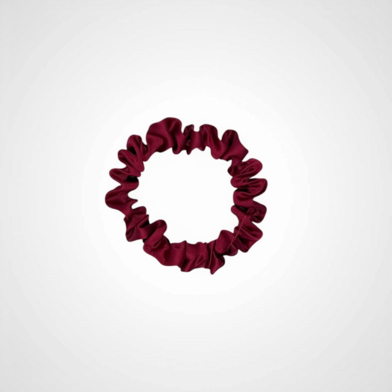 SEIDEN-HAARBAND SCRUNCHIE MINI WINE
