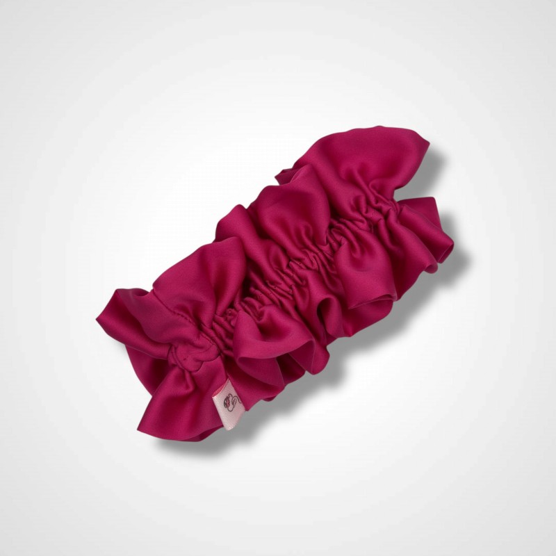 SCRUNCHIE FALBANKA XXL RASPBERRY