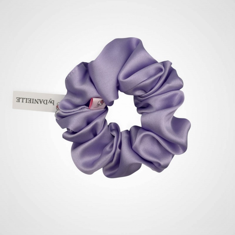 JEDWABNA SCRUNCHIE MAXI LILAC